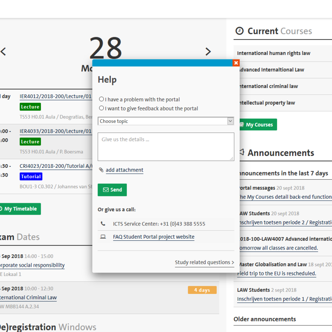 student portal