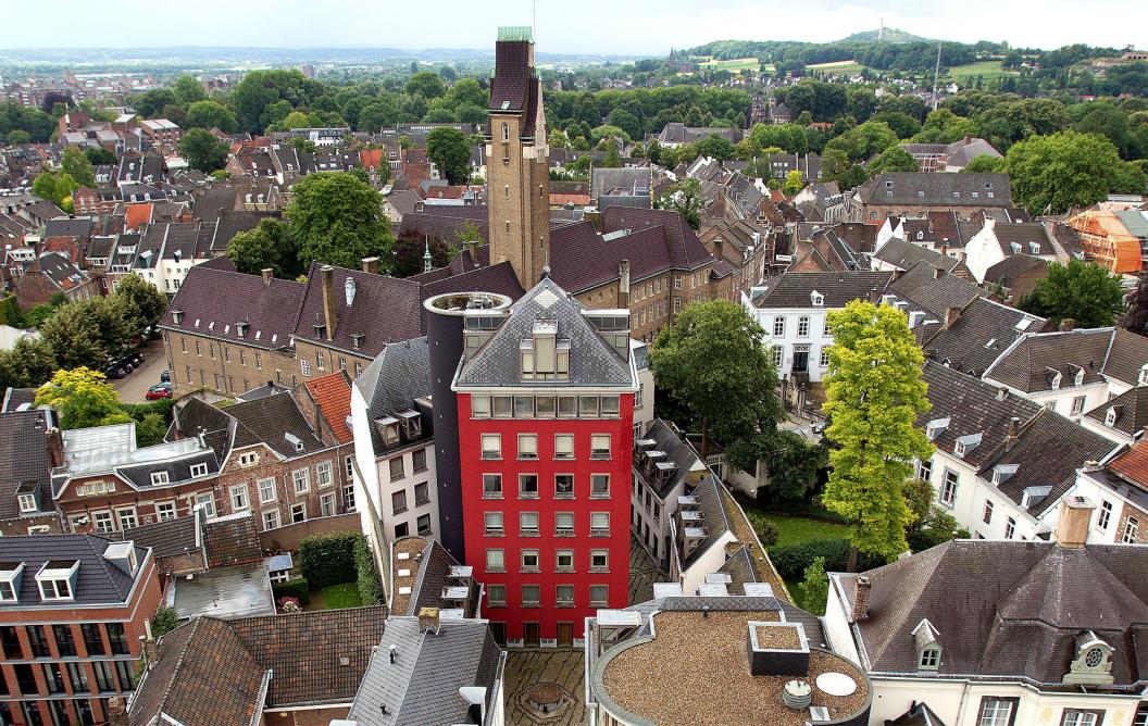 Panoramic view of Maastricht city centre