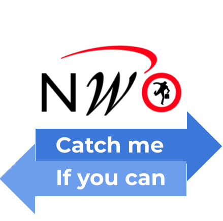 NWA catch me if you can logo