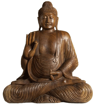 A picture of a Buddha statue.