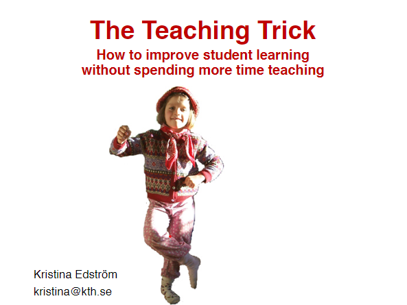 The Teaching Trick
