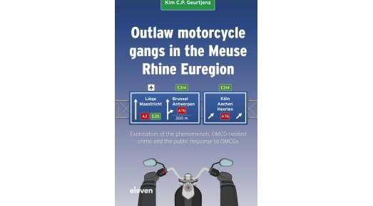 Cover of PhD thesis 'Outlaw motorcycle gangs in the Meuse Rhine Euregion'