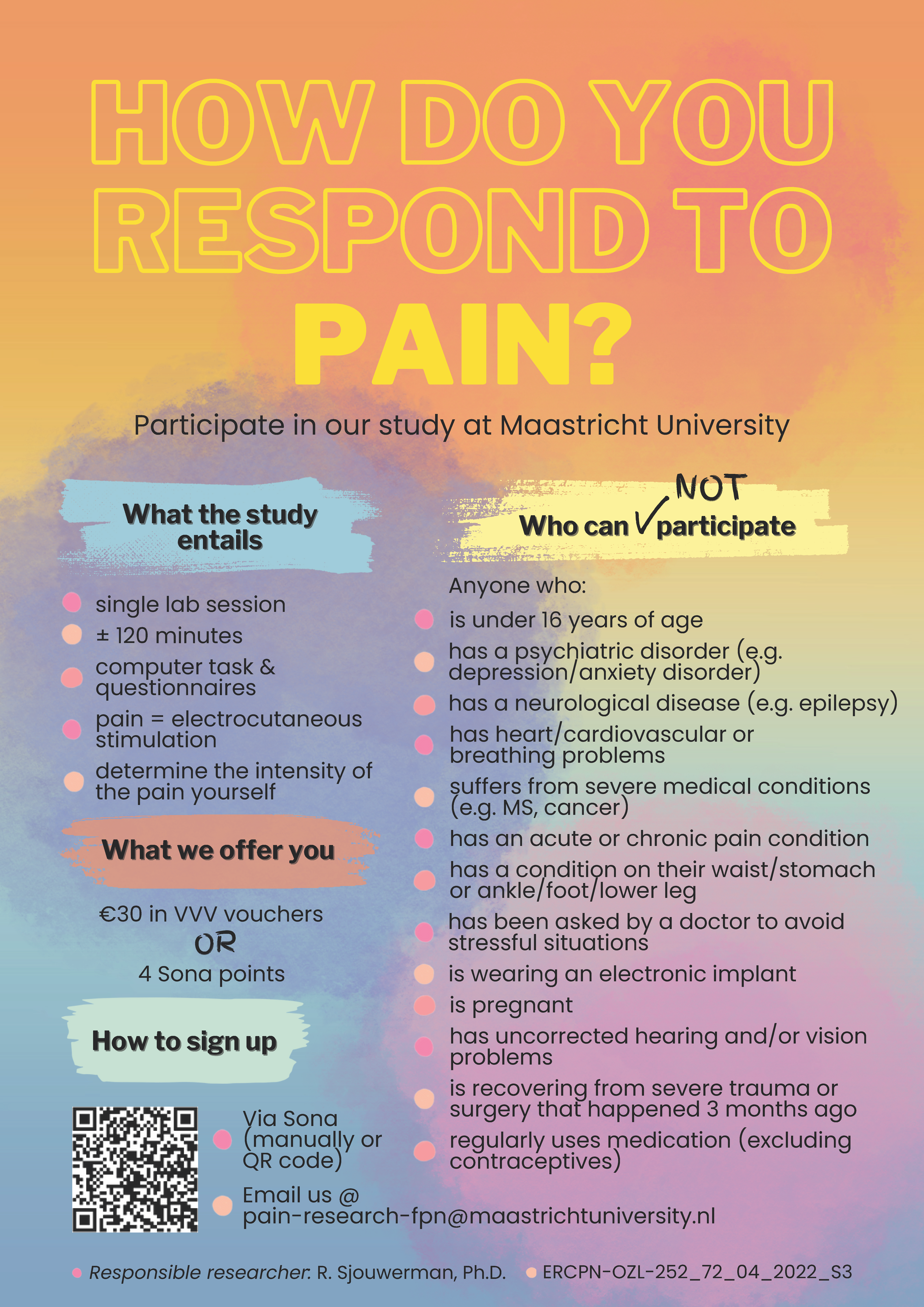 How do you respond to pain?