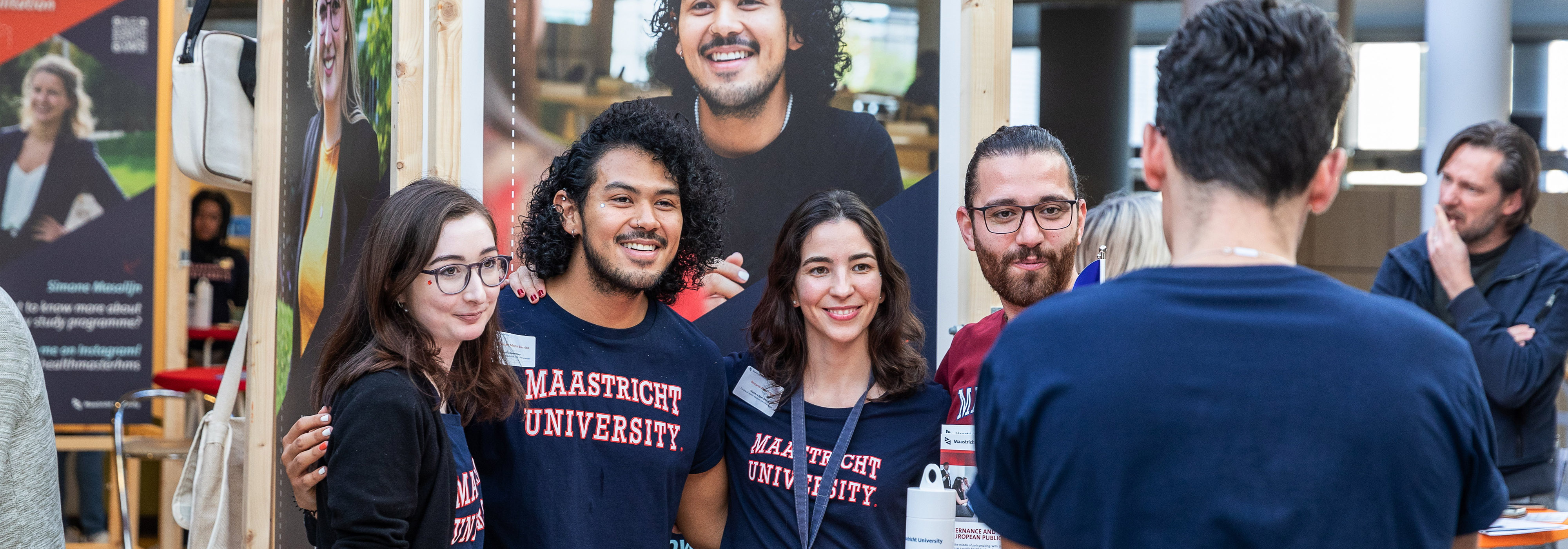 Students at an Open Day