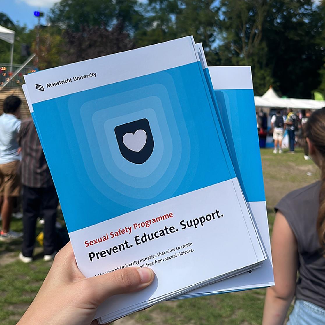 Sexual Safety Programme flyer at INKOM 2023