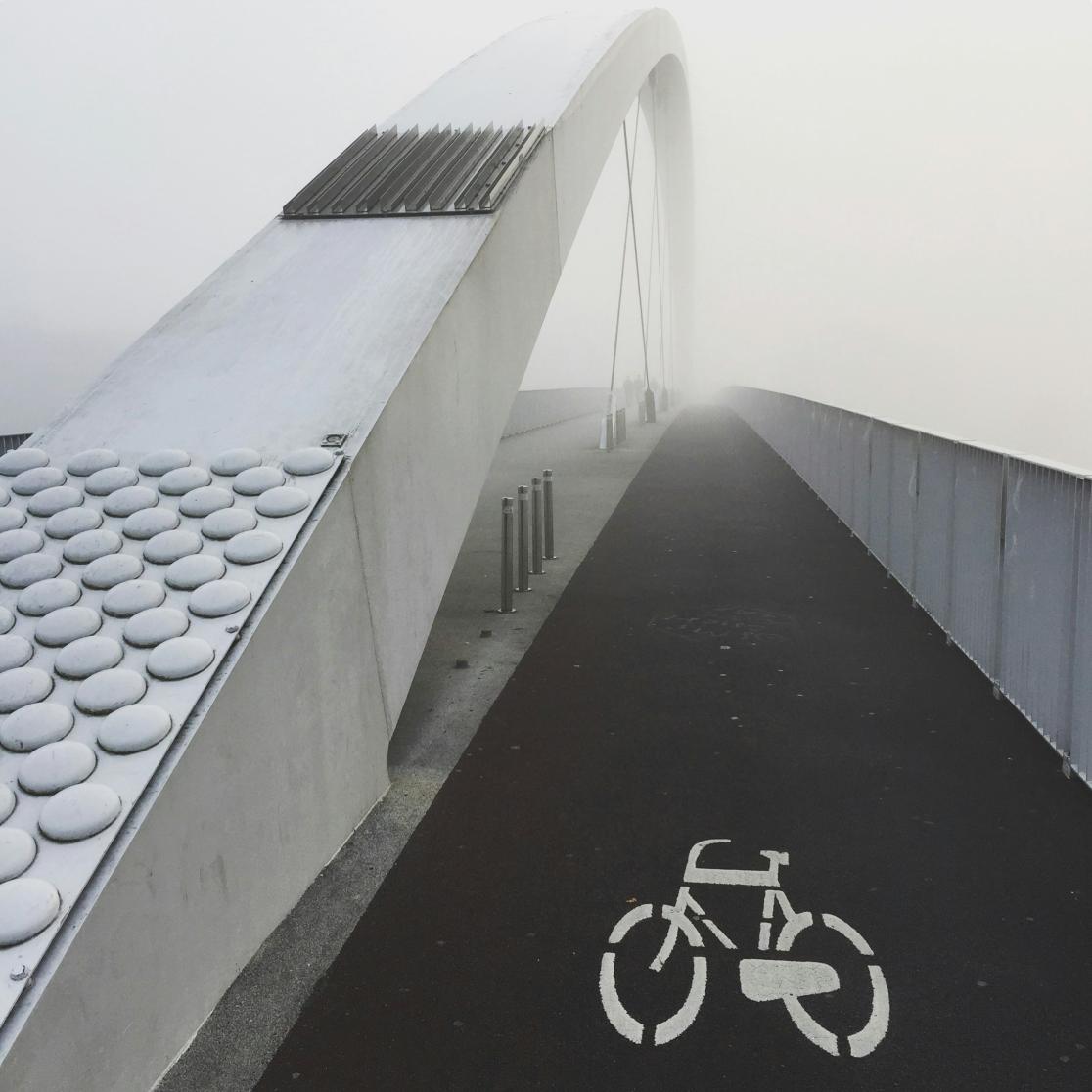 bridge + bike path