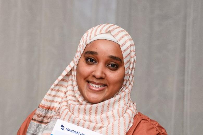 Suhad Malik Mohamed Elbadawi, awarded a Maastricht University NL-High Potential Scholarship