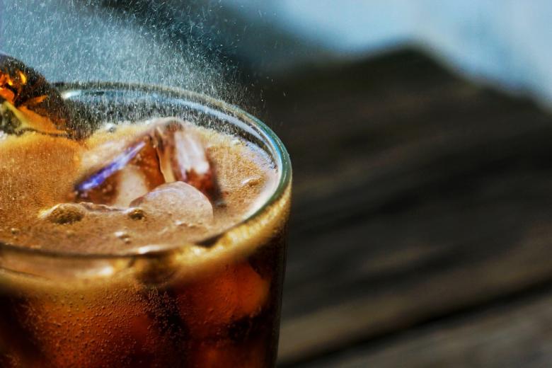 Glass of soda